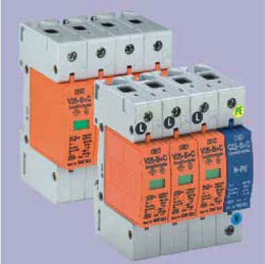 B 级电源防雷器 V 25-B+C, V 25-B+C/3+NPE