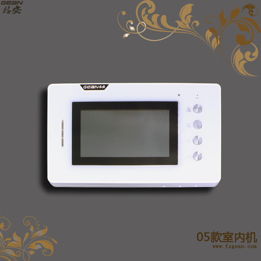 楼宇对讲可视 4.3寸免提室内机