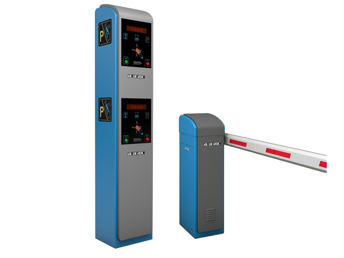 双层票箱收费型停车场系统