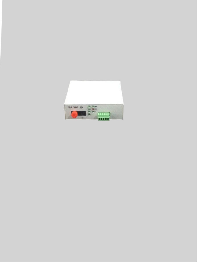 4路视频光端机，带1路反向数据（1对），视频、数据口带防雷保护