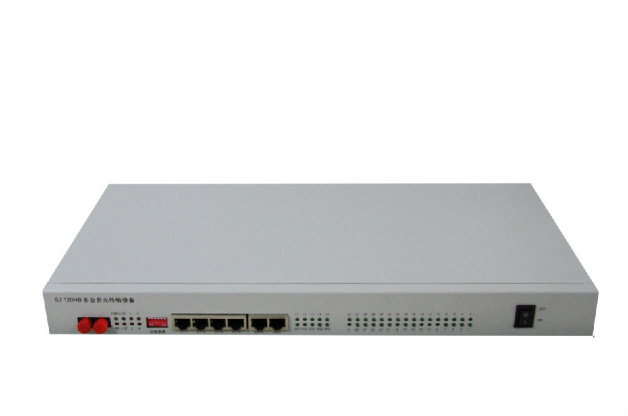 32路电话光端机+4E1+4路网络/32路多业务光端机