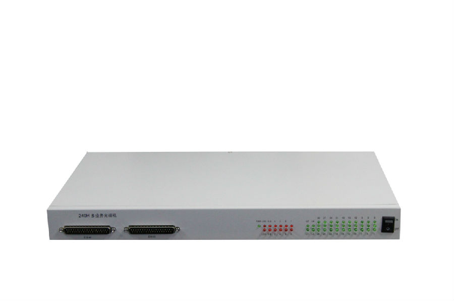 30路电话光端机+8E1+4路网络/多业务光端机