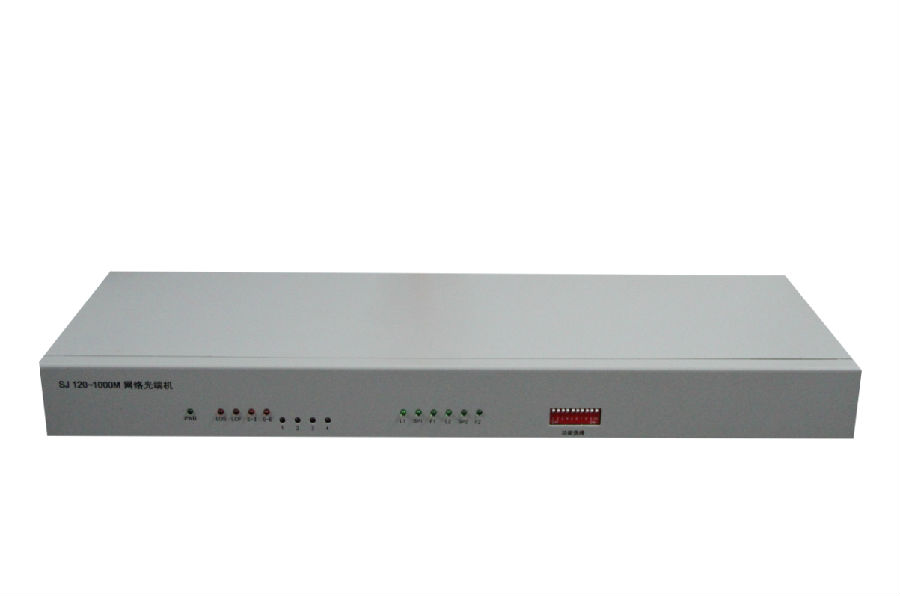 4E1+1000M网络光端机/千兆网络光端机/网络光端机