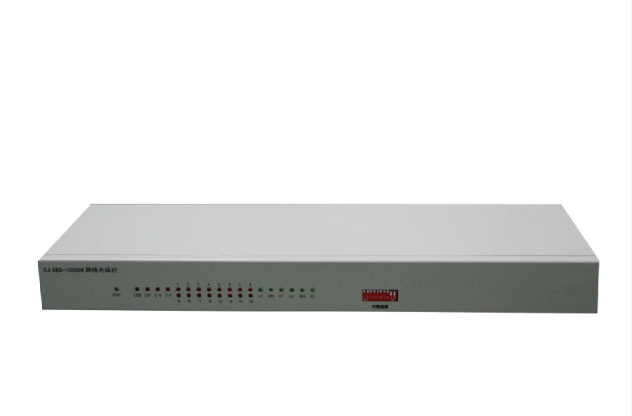 16E1+1000M网络光端机/千兆网络光端机/网络光端机
