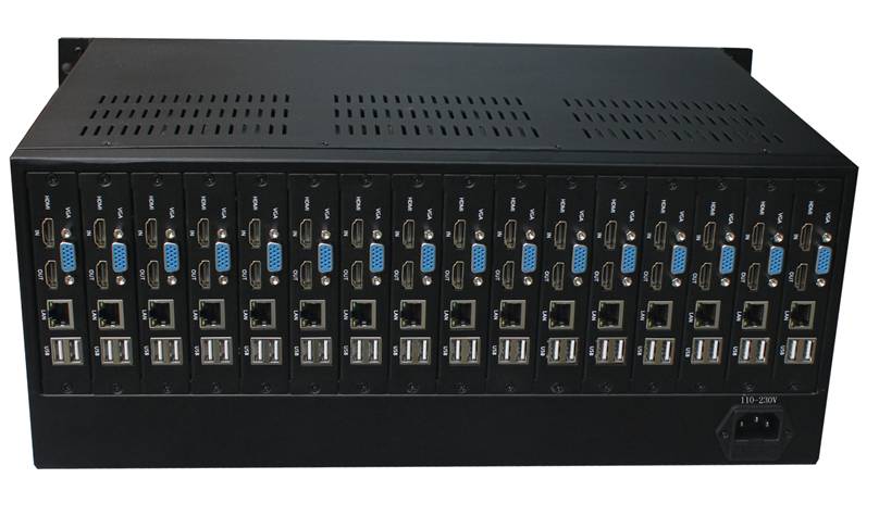 东智睿网络高清拼接矩阵16分屏