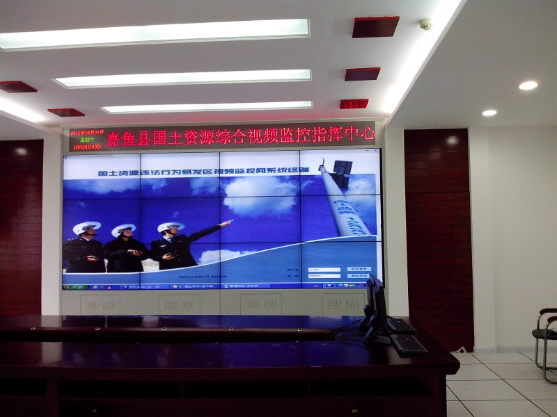 承接新疆46寸三星液晶拼接墙项目