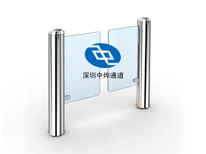 半自动圆柱摆闸 立式摆闸 深圳直销厂家机电闸机