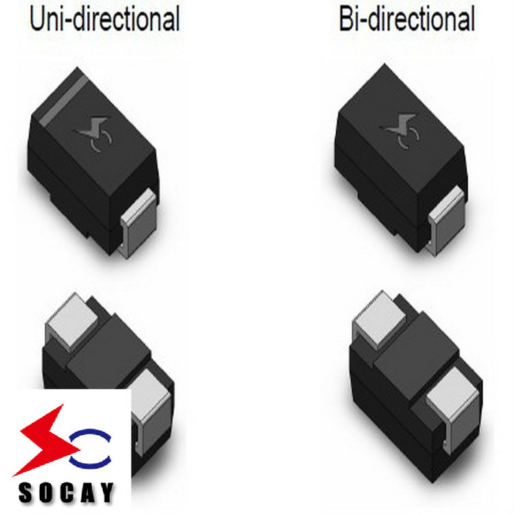 硕凯瞬变二极管SMAJ6.0CA特性及应用