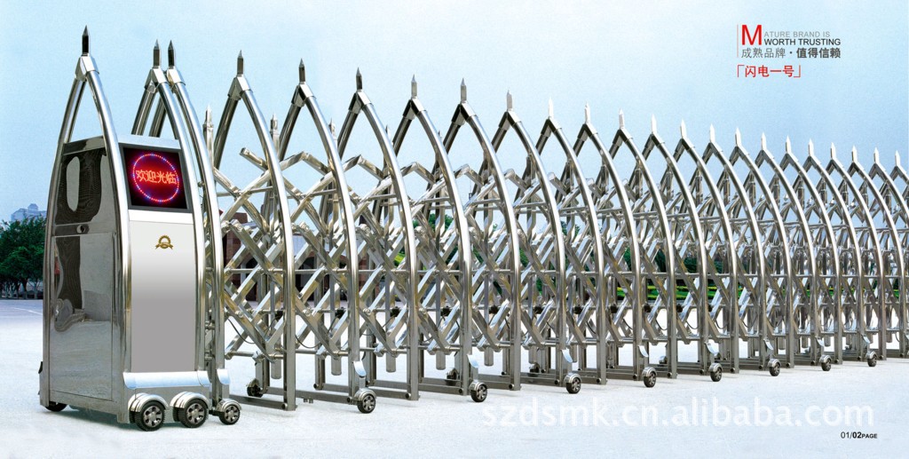 厂家直销工厂大门、电动门、摇控门、伸缩门、价格合理、质量第一