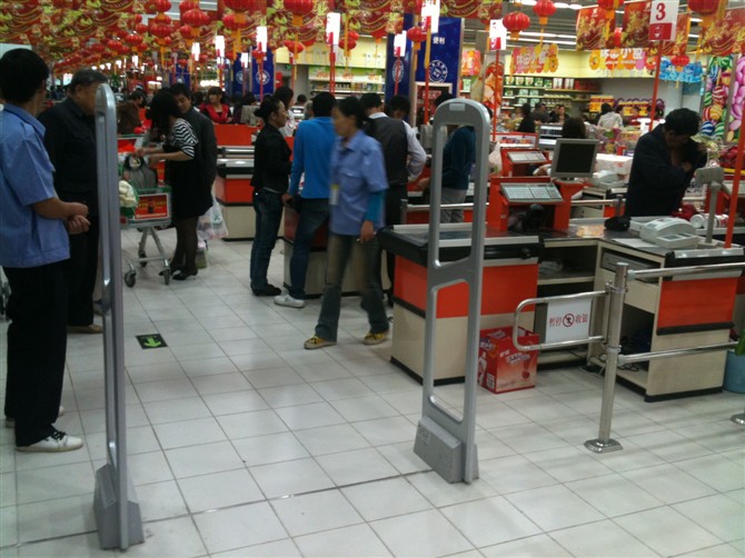 超市防盗声磁进口防盗系统