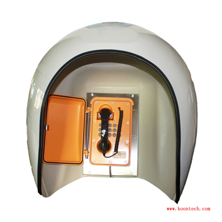 抗噪音电话隔音罩，公用电话防雨亭