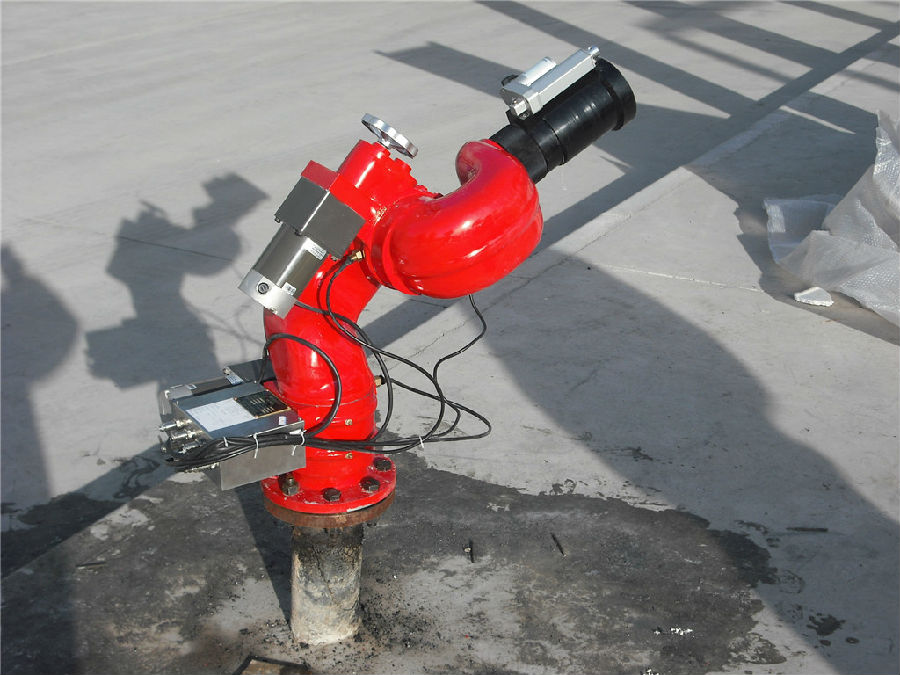 铝合金电控泡沫水两用消防炮