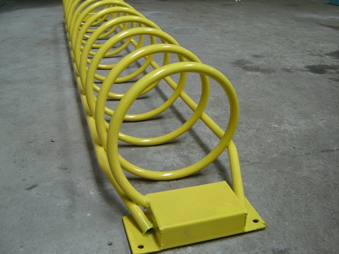 螺旋式自行车停车架防盗非机动车停放架