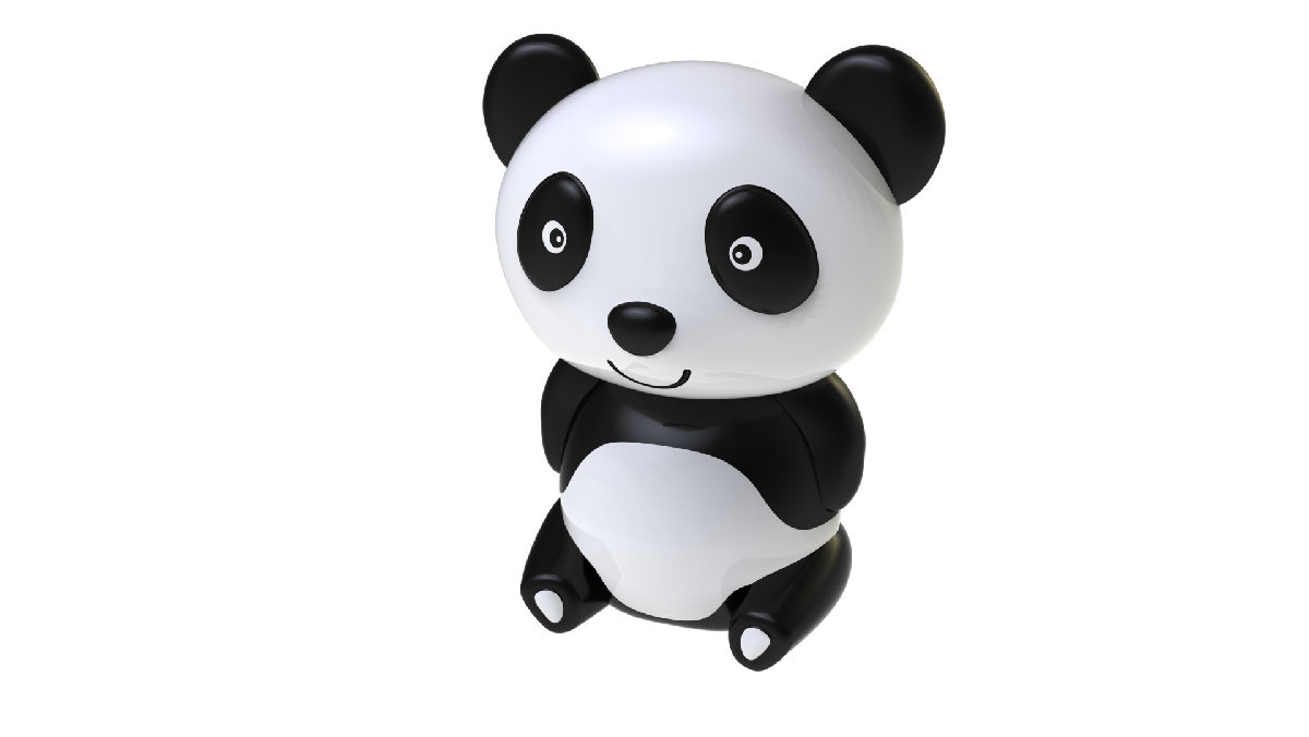 富尼P2P无线网络摄像机（熊猫外观）