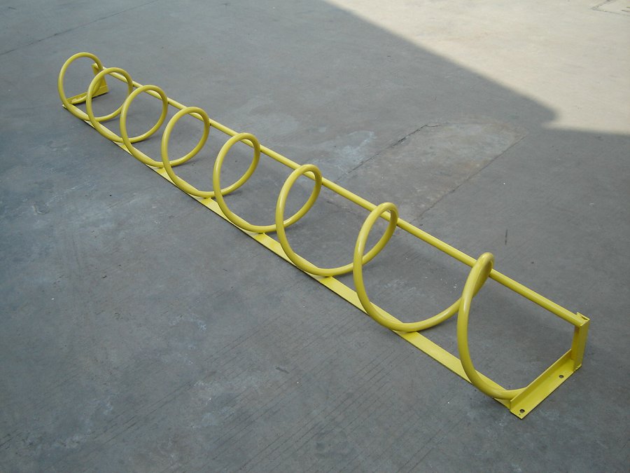 武汉自行车停车架|东莞卡位式非机动车停放架|自行车停车架安装