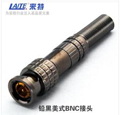 珠海中腾——加纳美BNC接头75-5Q9头 铅黑镀金