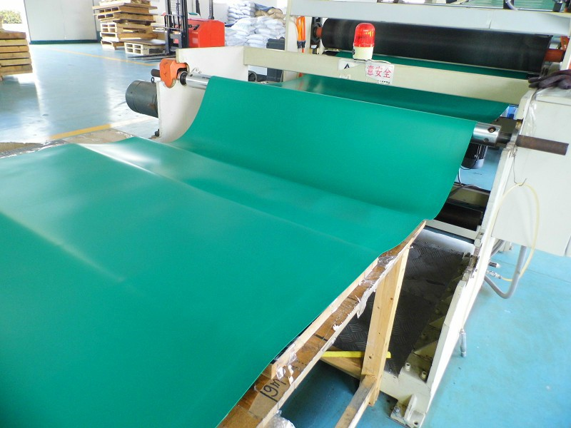 黑色防静电橡胶皮 全黑色