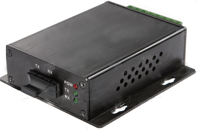 4口RS232转光纤 4路232光端机 工业级 232串口光猫 光纤收发器