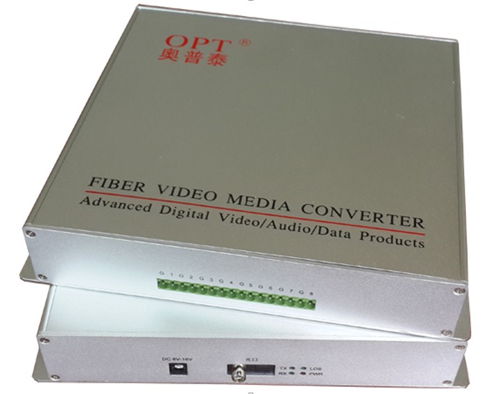 沈阳奥普泰电梯五方对讲专用光端机