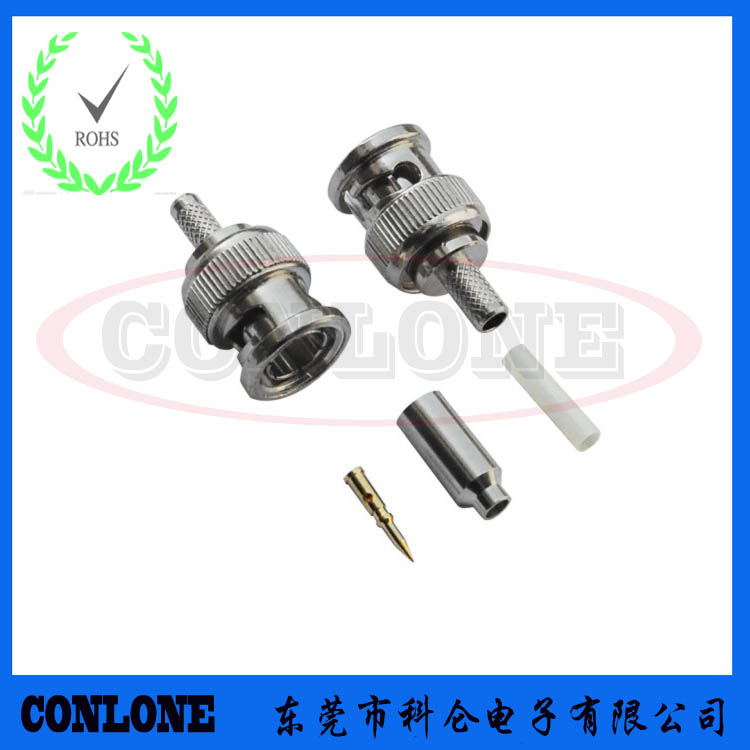 BNC公头焊线式