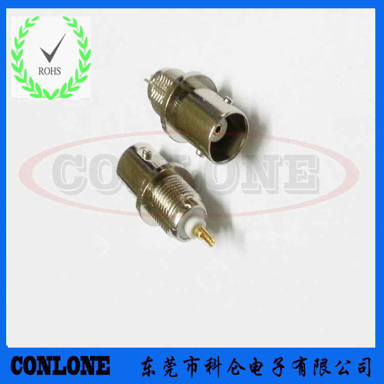 BNC母头焊线成型式连接头