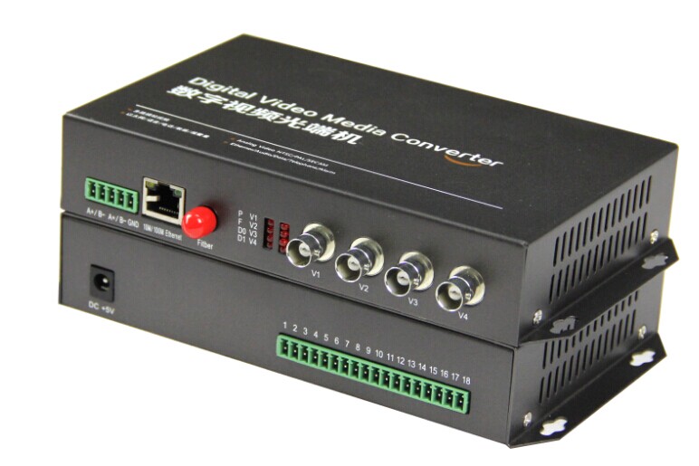 聚龙威视 1路多功能 光端机