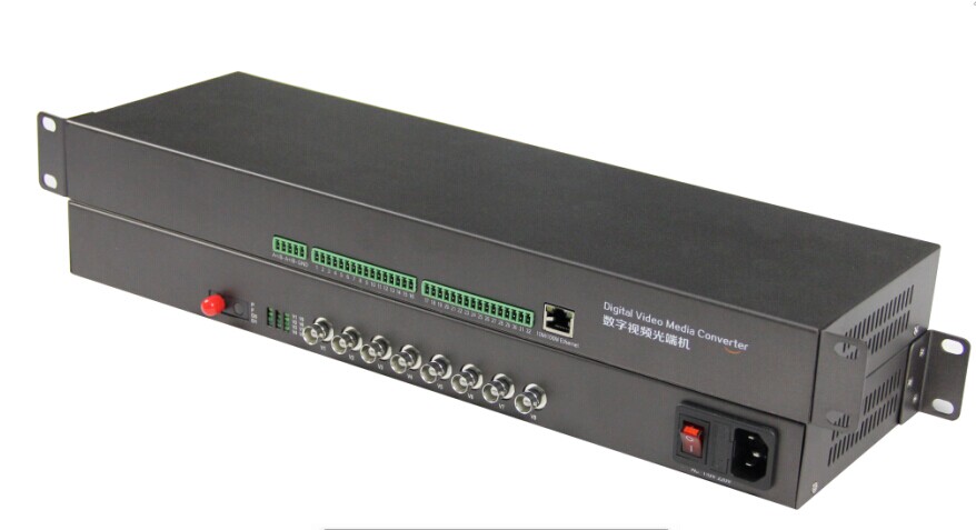 聚龙威视 8路多功能 光端机