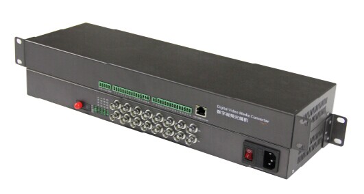聚龙威视 16路多功能 光端机