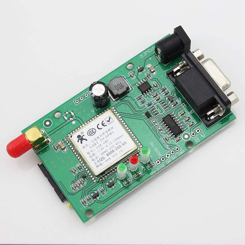 GPRS DTU数传模块RS232/RS485转GPRS无线透明传输 四频通用