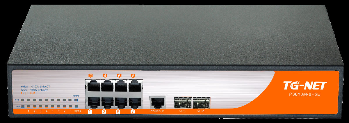 供应2千兆SFP+8口全千兆poe交换机