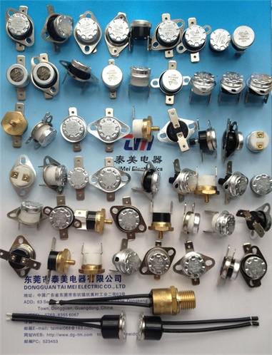 泰美突跳式温控开关，TM22热保护器厂家