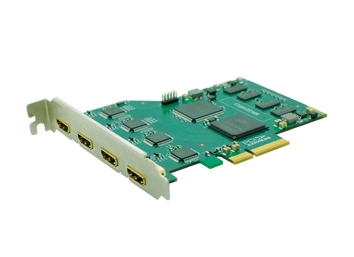 HDMI四路采集卡高清1080p四路实时高清采集卡