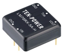 24V转12V大电流5A开关型三端稳压模块