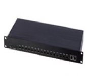 16个百兆光口2个千兆上联电口交换机，工业10/100/1000BASE-TX to 100BASE-FX光纤交换机