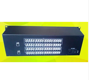 大型PCM 64路电话光端机 60语音光纤收发器对讲 单模RJ11口转光纤