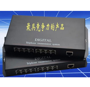 电信级 8路电话光端机 八口PCM语音光纤收发器 RJ11转光纤音频FC