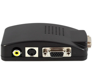 AV转VGA视频转换器 电视转电脑 TV转PC机顶盒转显示器 BNC转VGA