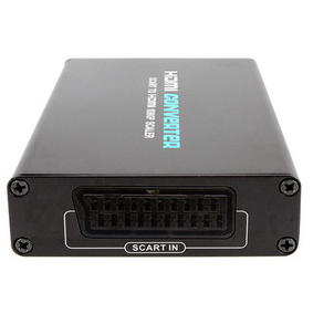 SCART转HDMI转换器 欧插 扫把头转HDMI 视频转换器 送HDMI线