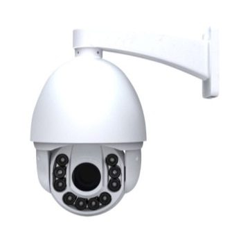 6寸点阵式红外400万高清高速球网络摄像机