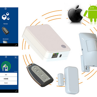云防盗报警器材设备厂家 普通家庭红外线防盗报警器云报警器APP