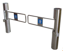 商场圆柱摆闸，超市自动感应摆闸，手动摆闸