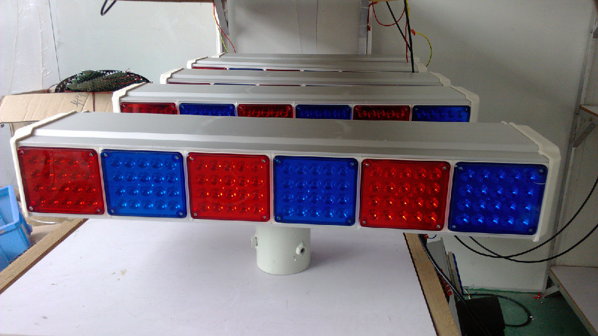 厂家拓安太阳能爆闪灯 六组爆闪灯 颜色可多选 动态闪烁 可接市电