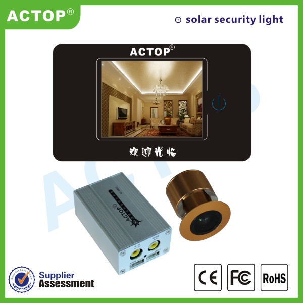 卓豪智能酒店猫眼控制系统 酒店门牌服务可电视显示画面