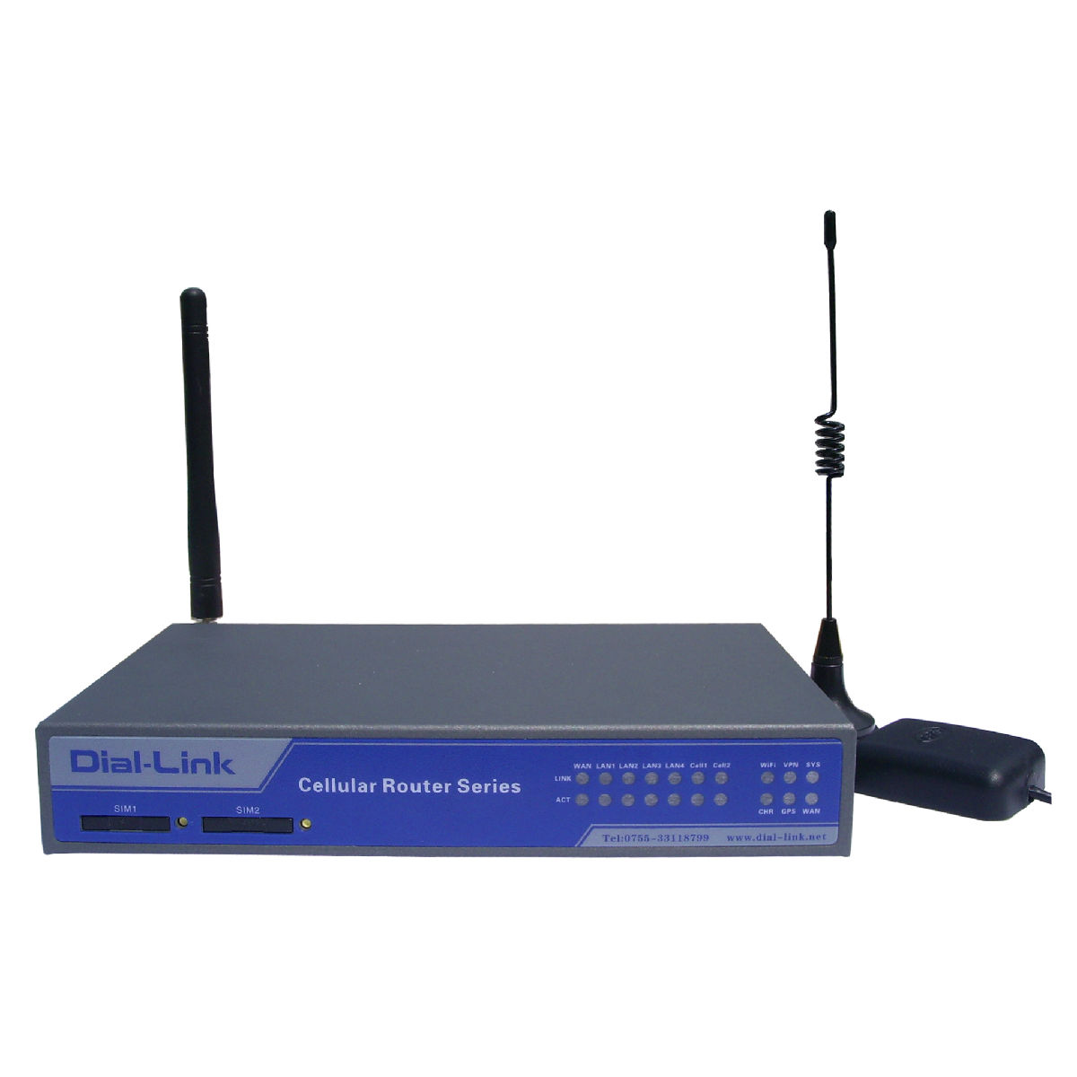 深圳科创DLK-R870L工业全网四口路由器