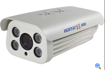 300万网络高清防水红外枪型摄像机#110四灯工程机王