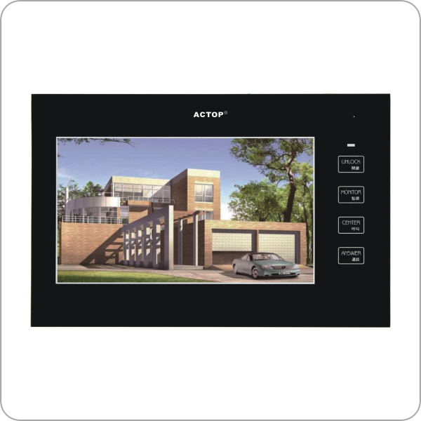 楼宇对讲 7寸彩色可视门铃 可视对讲 楼宇对讲系统 卓豪专业门铃