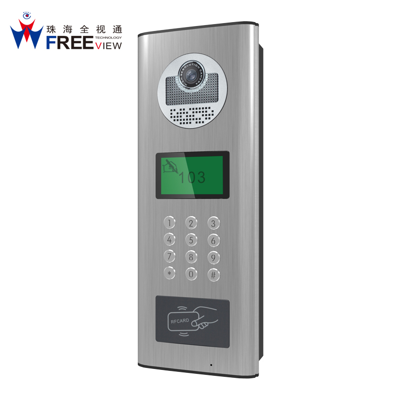 可视楼宇对讲系统 楼宇对讲 数字对讲 楼宇可视对讲 网络楼宇对讲 数字可视对讲 无接触刷卡门禁读卡器