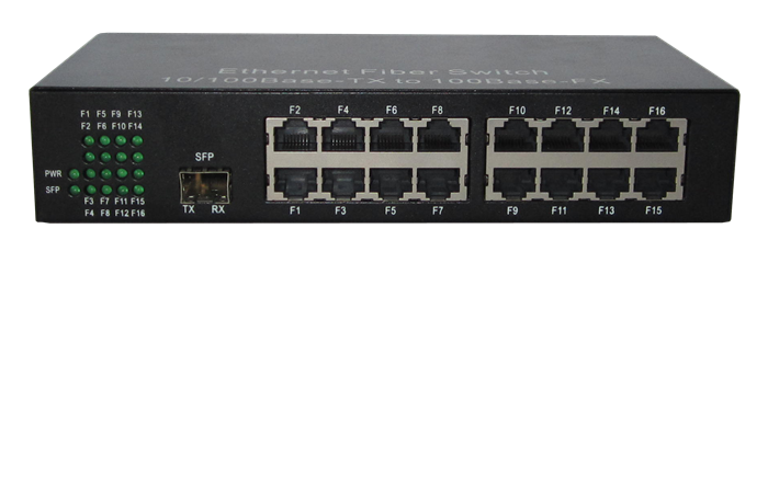 1光16电IP网络光端机 光交换机
