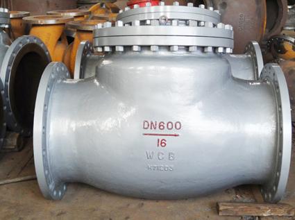 温州H44W-25P-DN450大口径旋启式止回阀