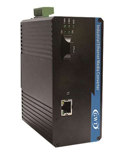 光网通千兆工业级1光1电多模收发器